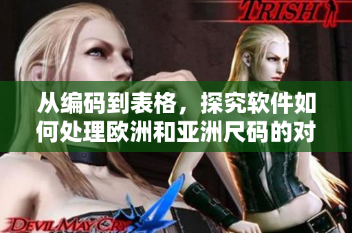 從編碼到表格，探究軟件如何處理歐洲和亞洲尺碼的對(duì)應(yīng)關(guān)系