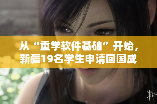 從“重學(xué)軟件基礎(chǔ)”開始，新疆19名學(xué)生申請(qǐng)回國成為軟件工程師