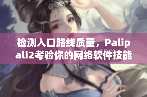 檢測入口路線質量，Palipali2考驗你的網絡軟件技能