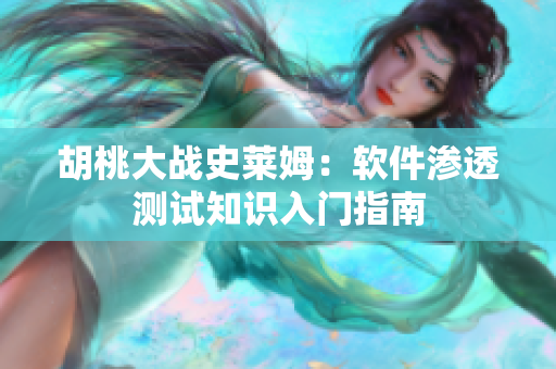 胡桃大戰(zhàn)史萊姆：軟件滲透測(cè)試知識(shí)入門指南