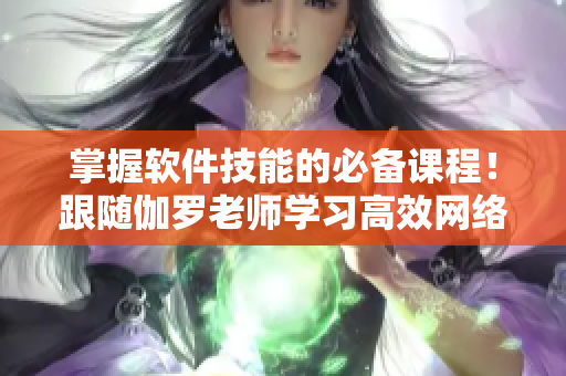 掌握軟件技能的必備課程！跟隨伽羅老師學(xué)習(xí)高效網(wǎng)絡(luò)編程指南