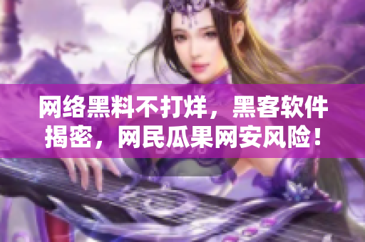 網(wǎng)絡(luò)黑料不打烊，黑客軟件揭密，網(wǎng)民瓜果網(wǎng)安風(fēng)險(xiǎn)！