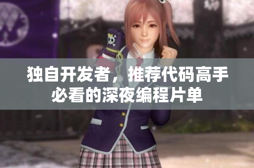 獨自開發(fā)者，推薦代碼高手必看的深夜編程片單