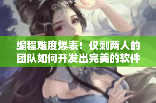 編程難度爆表！僅剩兩人的團(tuán)隊(duì)如何開(kāi)發(fā)出完美的軟件？