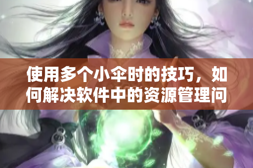 使用多個小傘時的技巧，如何解決軟件中的資源管理問題