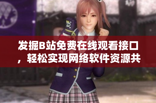 發(fā)掘B站免費在線觀看接口，輕松實現(xiàn)網絡軟件資源共享