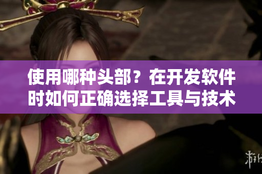 使用哪種頭部？在開(kāi)發(fā)軟件時(shí)如何正確選擇工具與技術(shù)