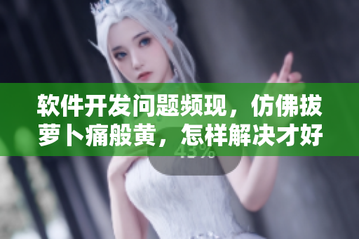 軟件開發(fā)問題頻現(xiàn)，仿佛拔蘿卜痛般黃，怎樣解決才好？