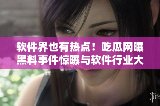 軟件界也有熱點(diǎn)！吃瓜網(wǎng)曝黑料事件驚曝與軟件行業(yè)大佬有關(guān)