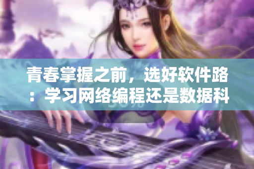 青春掌握之前，選好軟件路：學(xué)習(xí)網(wǎng)絡(luò)編程還是數(shù)據(jù)科學(xué)？