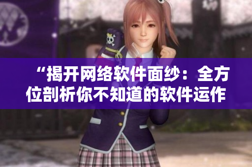 “揭開網(wǎng)絡(luò)軟件面紗：全方位剖析你不知道的軟件運(yùn)作機(jī)制”