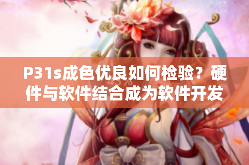 P31s成色優(yōu)良如何檢驗(yàn)？硬件與軟件結(jié)合成為軟件開發(fā)關(guān)鍵。