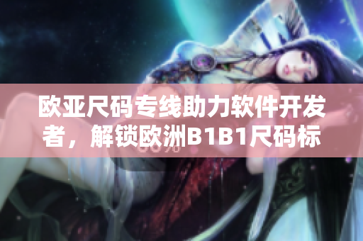歐亞尺碼專線助力軟件開發(fā)者，解鎖歐洲B1B1尺碼標準