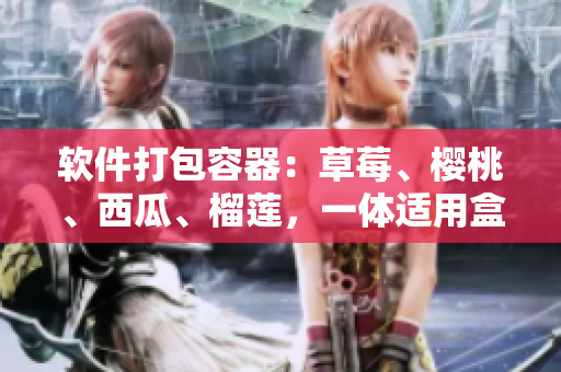 軟件打包容器：草莓、櫻桃、西瓜、榴蓮，一體適用盒款