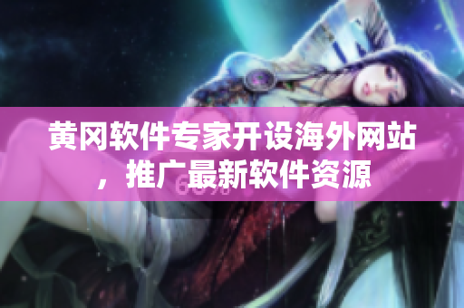 黃岡軟件專家開設(shè)海外網(wǎng)站，推廣最新軟件資源