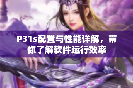 P31s配置與性能詳解，帶你了解軟件運(yùn)行效率