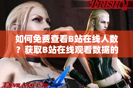 如何免費查看B站在線人數(shù)？獲取B站在線觀看數(shù)據(jù)的有效方法