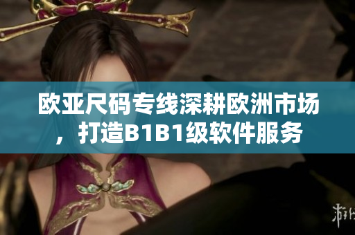 歐亞尺碼專線深耕歐洲市場(chǎng)，打造B1B1級(jí)軟件服務(wù)