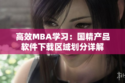 高效MBA學習：國精產品軟件下載區(qū)域劃分詳解