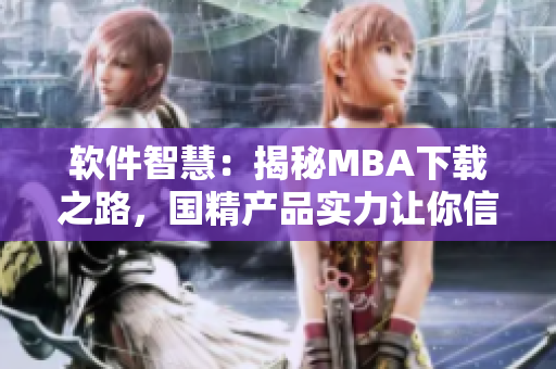 軟件智慧：揭秘MBA下載之路，國(guó)精產(chǎn)品實(shí)力讓你信服