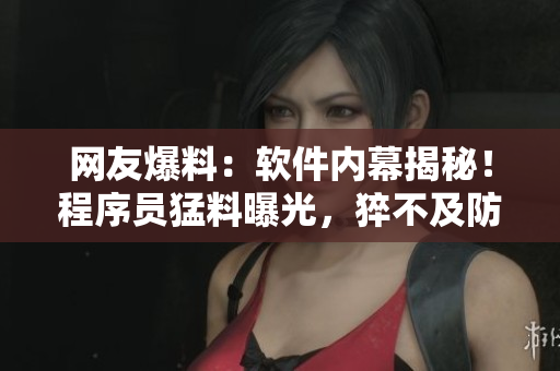 網(wǎng)友爆料：軟件內(nèi)幕揭秘！程序員猛料曝光，猝不及防！
