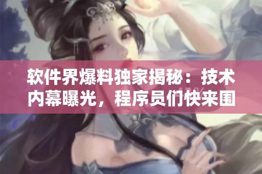 軟件界爆料獨(dú)家揭秘：技術(shù)內(nèi)幕曝光，程序員們快來圍觀！