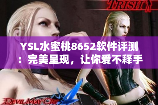 YSL水蜜桃8652軟件評測：完美呈現(xiàn)，讓你愛不釋手