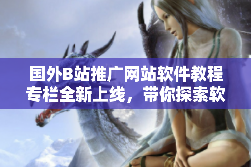 國外B站推廣網(wǎng)站軟件教程專欄全新上線，帶你探索軟件世界