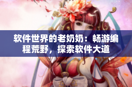 軟件世界的老奶奶：暢游編程荒野，探索軟件大道
