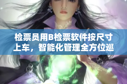 檢票員用B檢票軟件按尺寸上車，智能化管理全方位巡檢