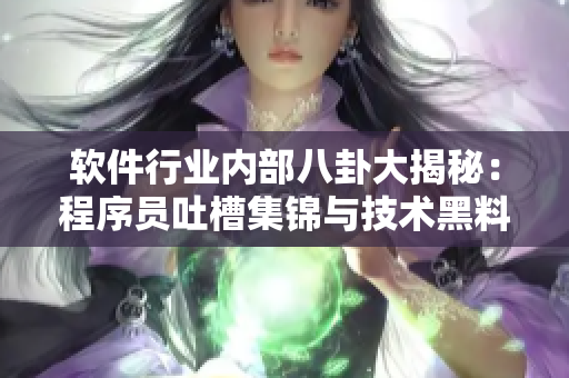 軟件行業(yè)內部八卦大揭秘：程序員吐槽集錦與技術黑料揭露，一網打盡！