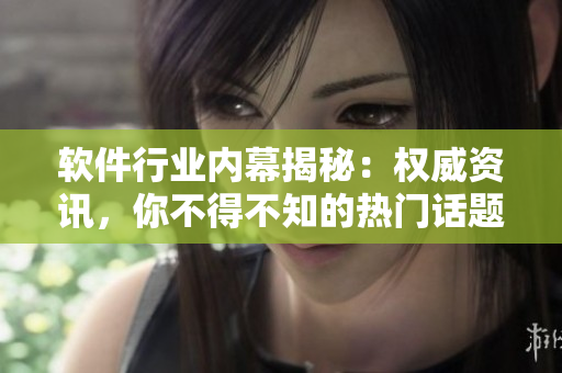 軟件行業(yè)內(nèi)幕揭秘：權(quán)威資訊，你不得不知的熱門話題