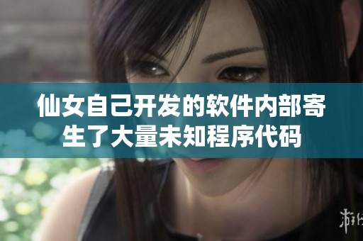 仙女自己開(kāi)發(fā)的軟件內(nèi)部寄生了大量未知程序代碼