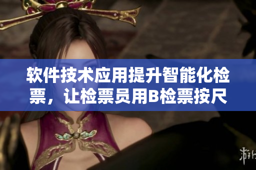 軟件技術(shù)應(yīng)用提升智能化檢票，讓檢票員用B檢票按尺寸上車