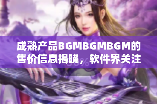 成熟產(chǎn)品BGMBGMBGM的售價信息揭曉，軟件界關(guān)注焦點