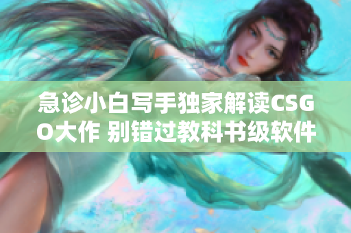 急診小白寫手獨家解讀CSGO大作 別錯過教科書級軟件評測