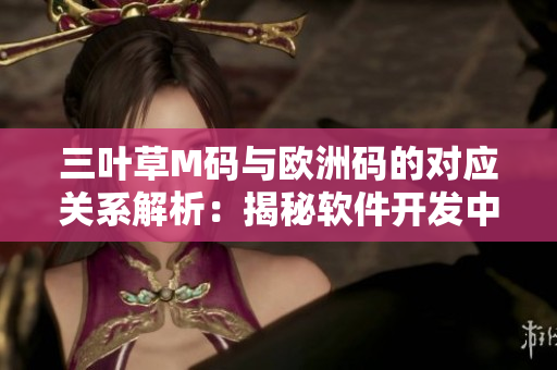 三葉草M碼與歐洲碼的對(duì)應(yīng)關(guān)系解析：揭秘軟件開發(fā)中的尺碼轉(zhuǎn)換技巧