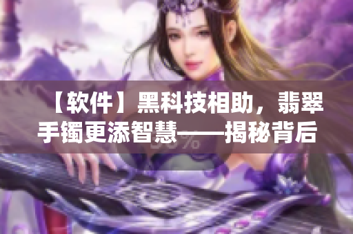 【軟件】黑科技相助，翡翠手鐲更添智慧——揭秘背后的智能化軟件系統(tǒng)