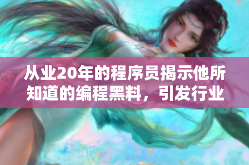 從業(yè)20年的程序員揭示他所知道的編程黑料，引發(fā)行業(yè)內(nèi)討論