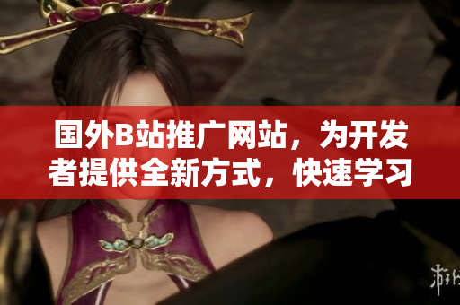 國外B站推廣網(wǎng)站，為開發(fā)者提供全新方式，快速學(xué)習(xí)軟件技能