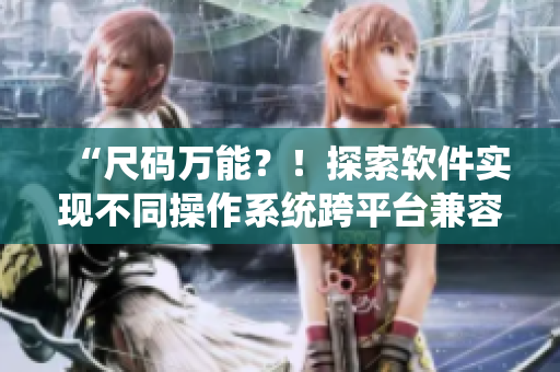“尺碼萬(wàn)能？！探索軟件實(shí)現(xiàn)不同操作系統(tǒng)跨平臺(tái)兼容”