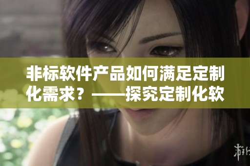 非標(biāo)軟件產(chǎn)品如何滿足定制化需求？——探究定制化軟件開發(fā)與落地實(shí)踐
