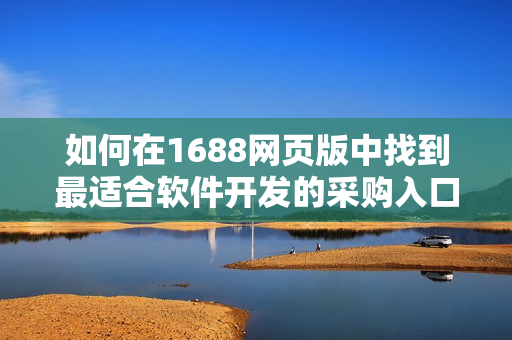 如何在1688網(wǎng)頁版中找到最適合軟件開發(fā)的采購入口？