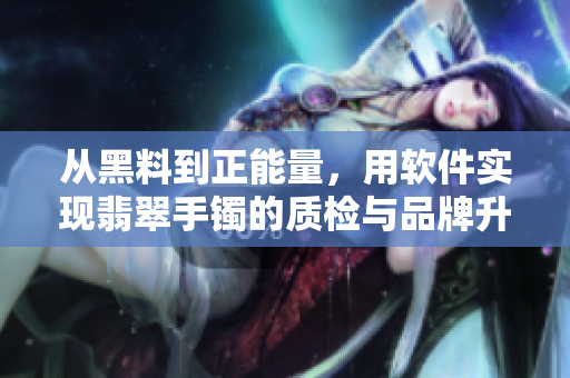 從黑料到正能量，用軟件實現(xiàn)翡翠手鐲的質(zhì)檢與品牌升級