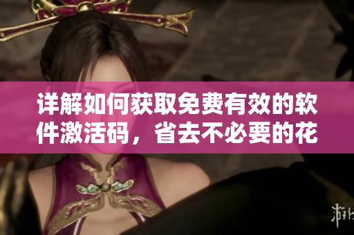 詳解如何獲取免費(fèi)有效的軟件激活碼，省去不必要的花費(fèi)