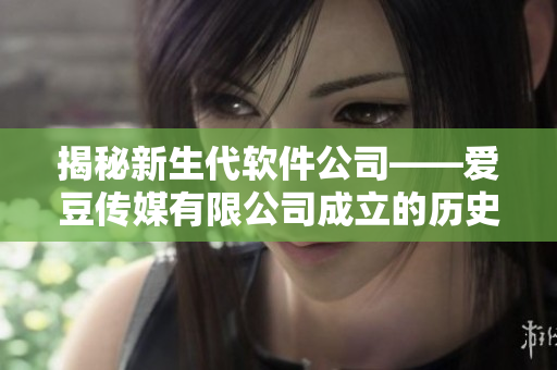 揭秘新生代軟件公司——愛(ài)豆傳媒有限公司成立的歷史與發(fā)展