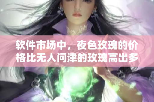 軟件市場中，夜色玫瑰的價格比無人問津的玫瑰高出多少？