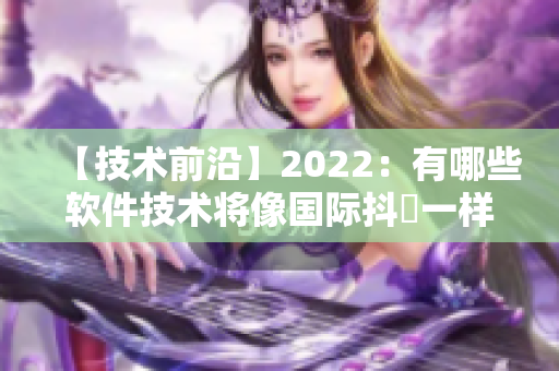 【技術(shù)前沿】2022：有哪些軟件技術(shù)將像國際抖抈一樣走向全球化？