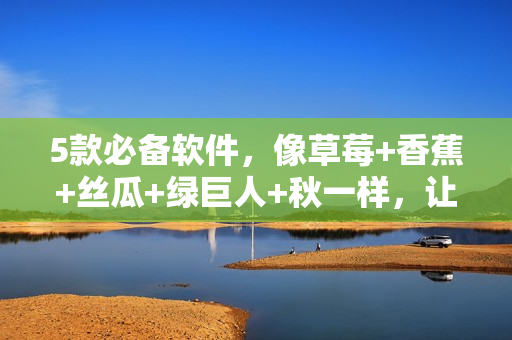 5款必備軟件，像草莓+香蕉+絲瓜+綠巨人+秋一樣，讓你的電腦更順暢