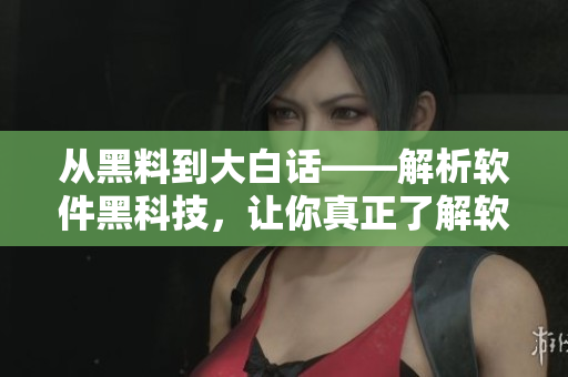從黑料到大白話——解析軟件黑科技，讓你真正了解軟件！